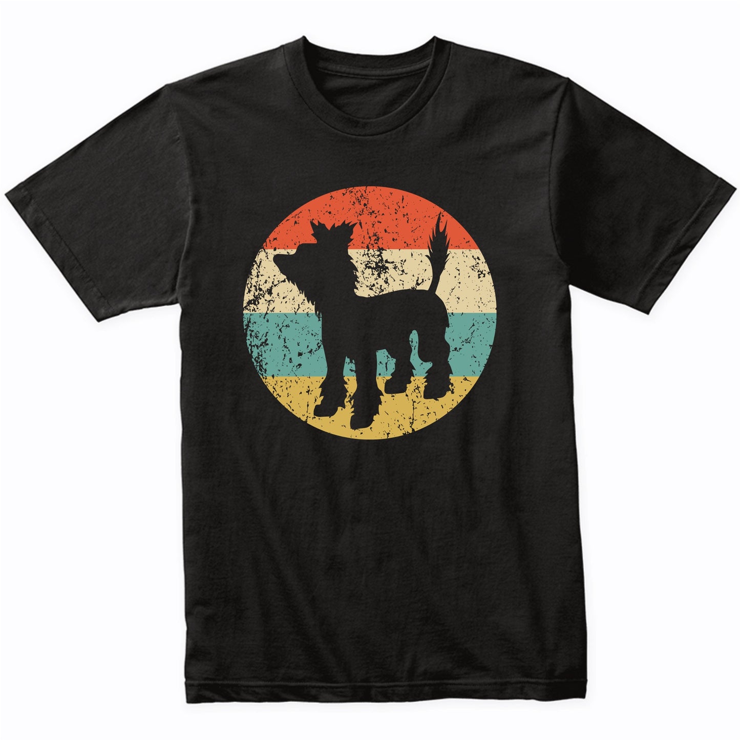 Retro Chinese Crested Dog Breed Icon T-Shirt