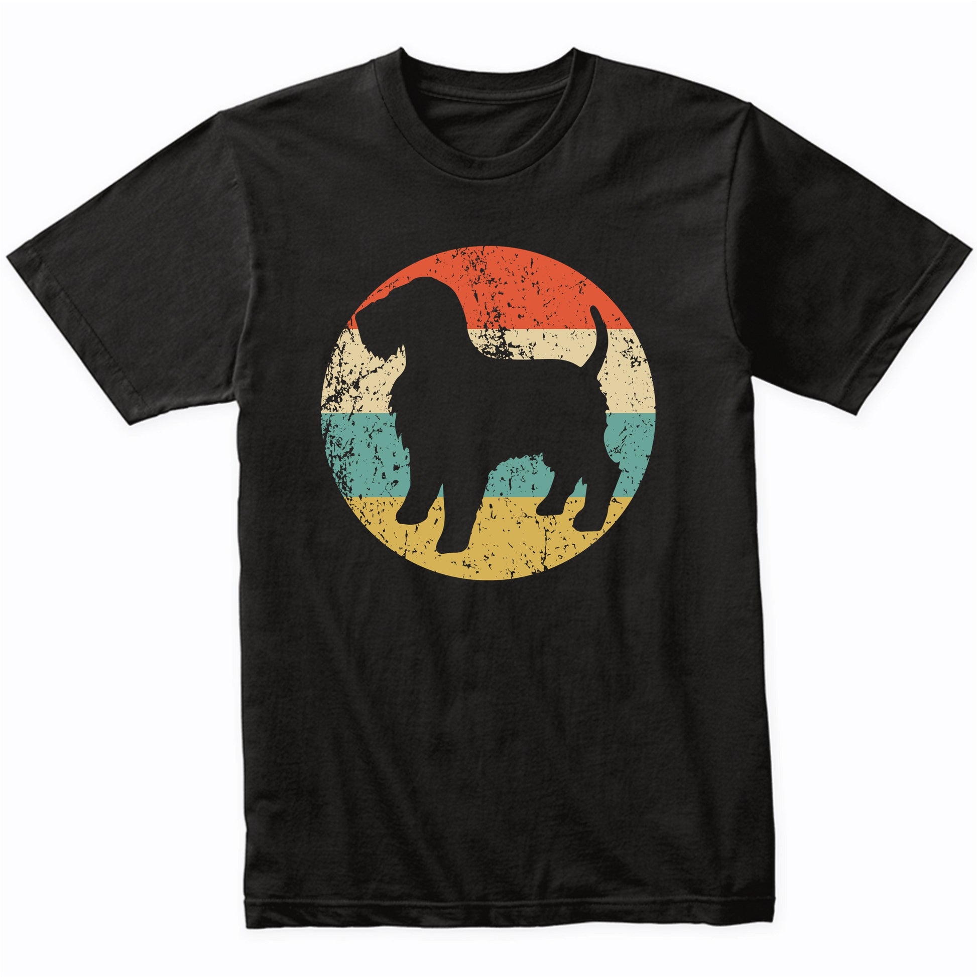 Retro Wheaten Terrier Dog Breed Icon T-Shirt