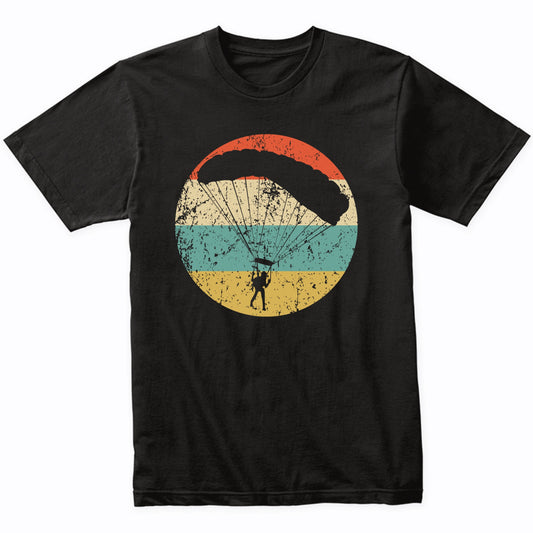 Skydiving Shirt - Retro Parachute Icon T-Shirt