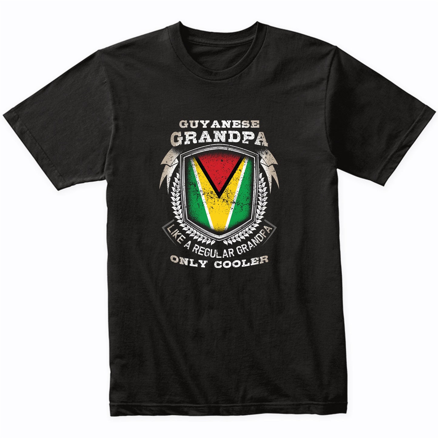 Guyanese Grandpa Like A Regular Grandpa Only Cooler Funny T-Shirt