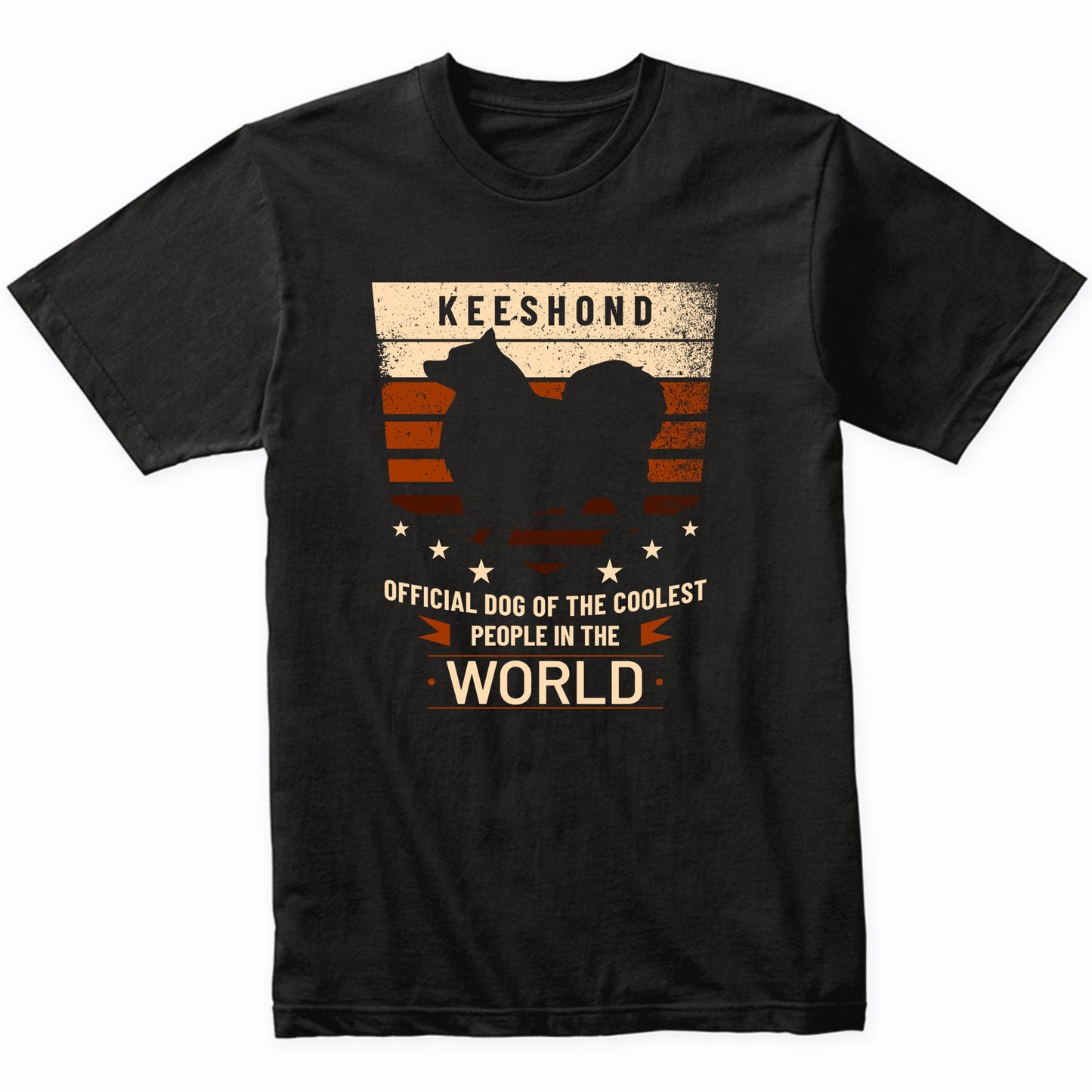 Keeshond Official Dog Of The Coolest People In The World T-Shirt