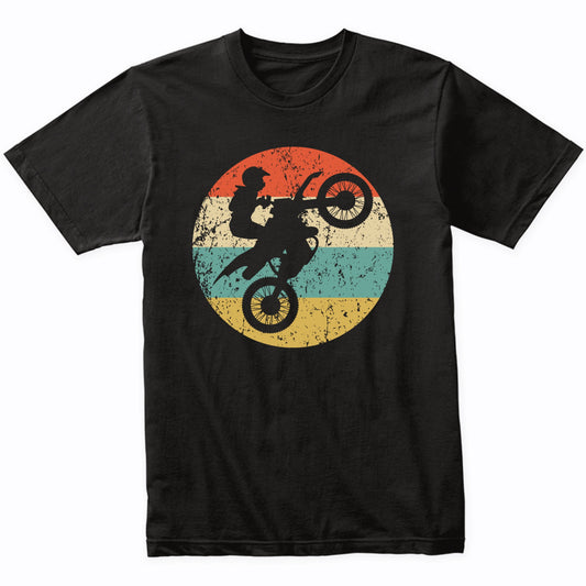 Retro Motocross Bike 1960's 1970's Vintage Style Motocross T-Shirt