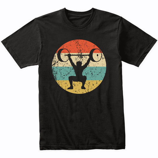 Powerlifting Weightlifter Retro Weightlifting Fitness T-Shirt