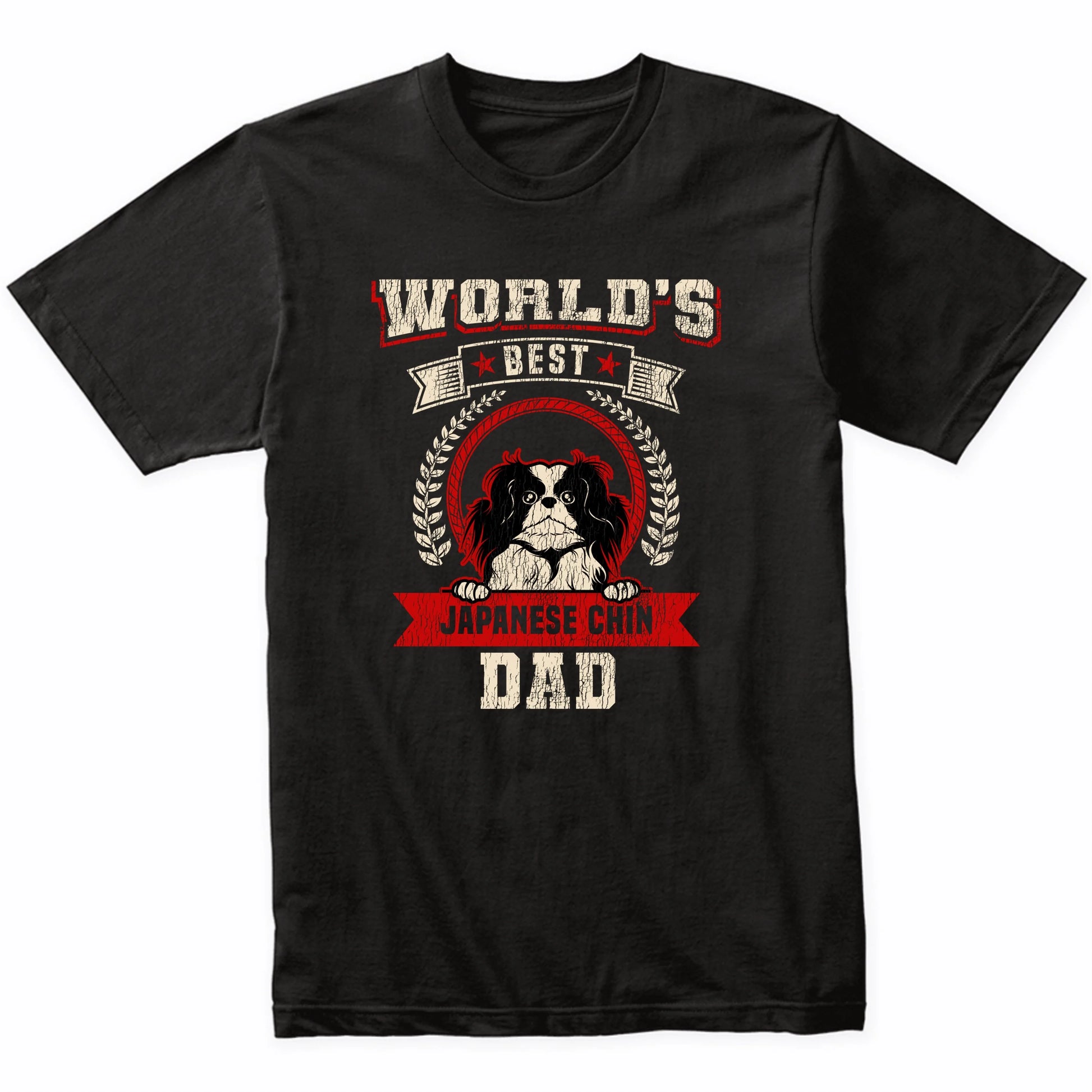 World's Best Japanese Chin Dad Dog Breed T-Shirt