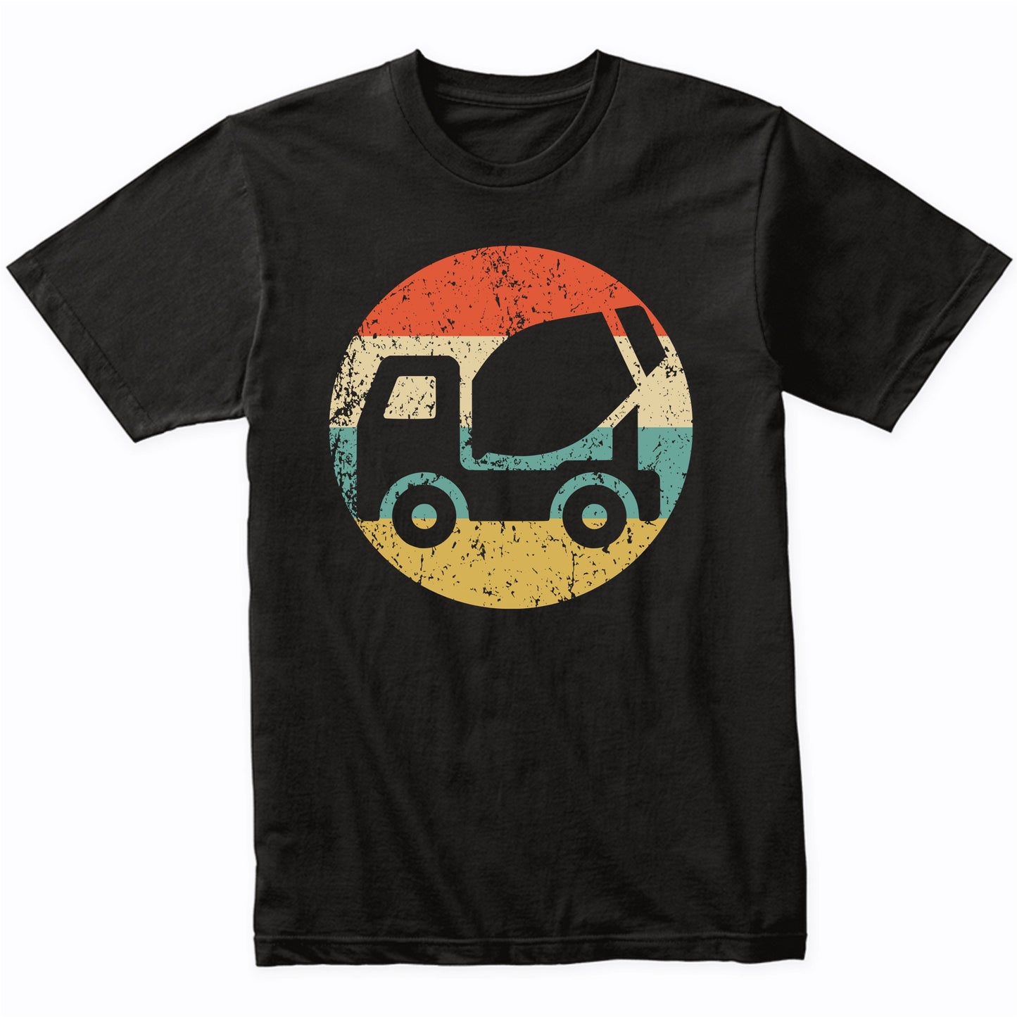 Retro Cement Truck Vintage Style Cement Truck Driver T-Shirt
