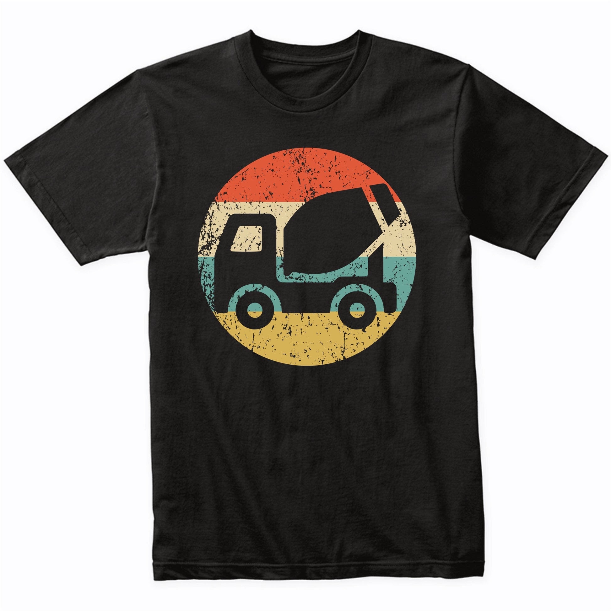 Retro Cement Truck Vintage Style Cement Truck Driver T-Shirt