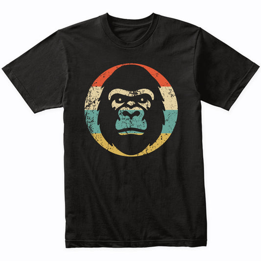 Retro Gorilla Ape Vintage Style Wild Animal Monkey T-Shirt