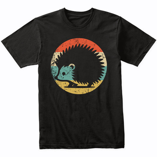 Retro Hedgehog Hedgepig Vintage Style Cute Animal T-Shirt