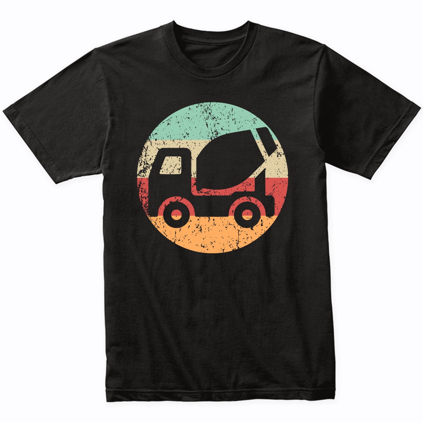 Retro Cement Truck Vintage Style Cement Truck Driver T-Shirt