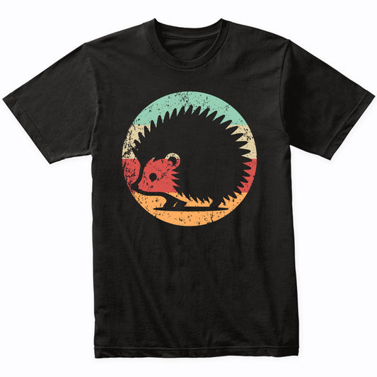 Retro Hedgehog Hedgepig Vintage Style Cute Animal T-Shirt