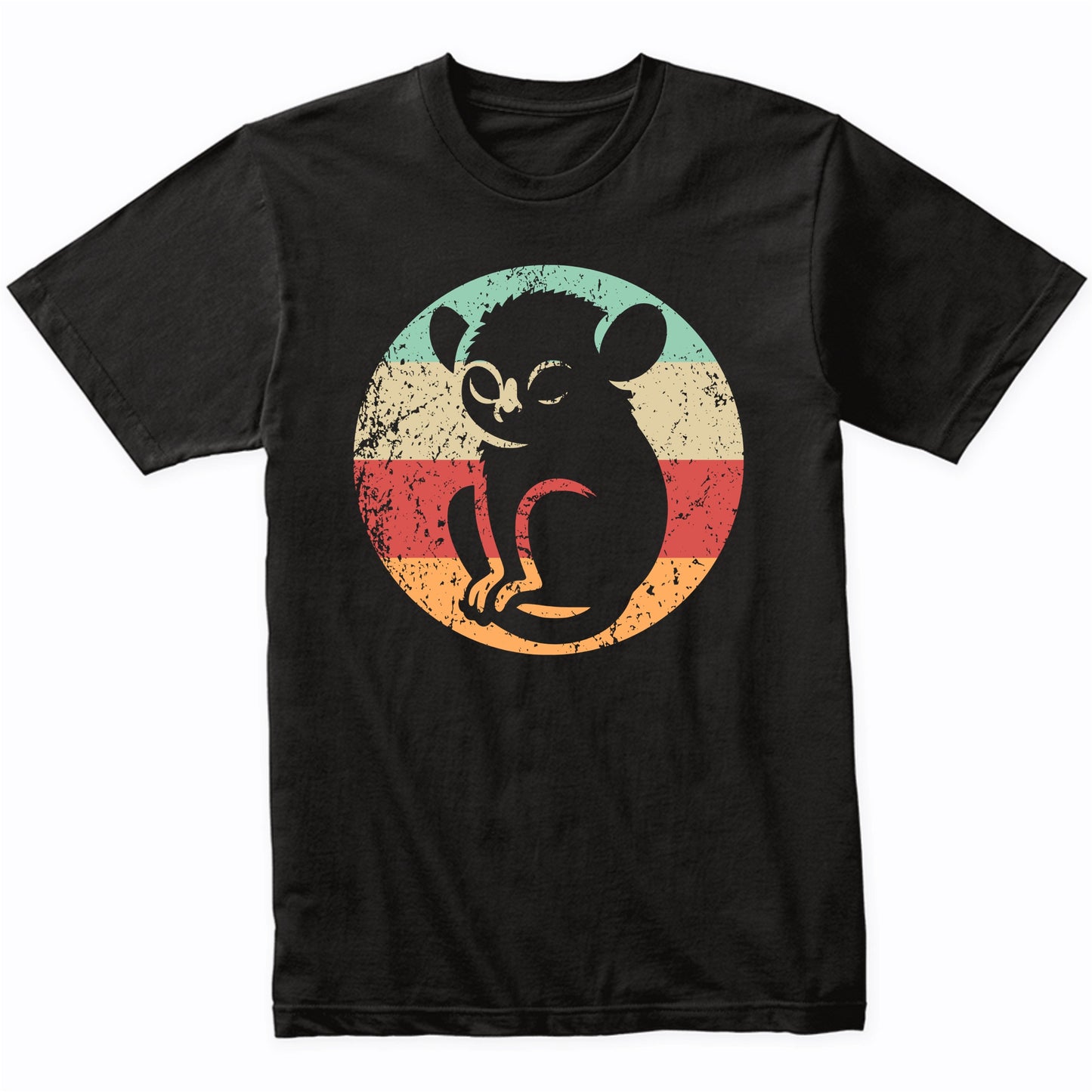 Retro Tarsier Monkey Vintage Style Cute Animal T-Shirt