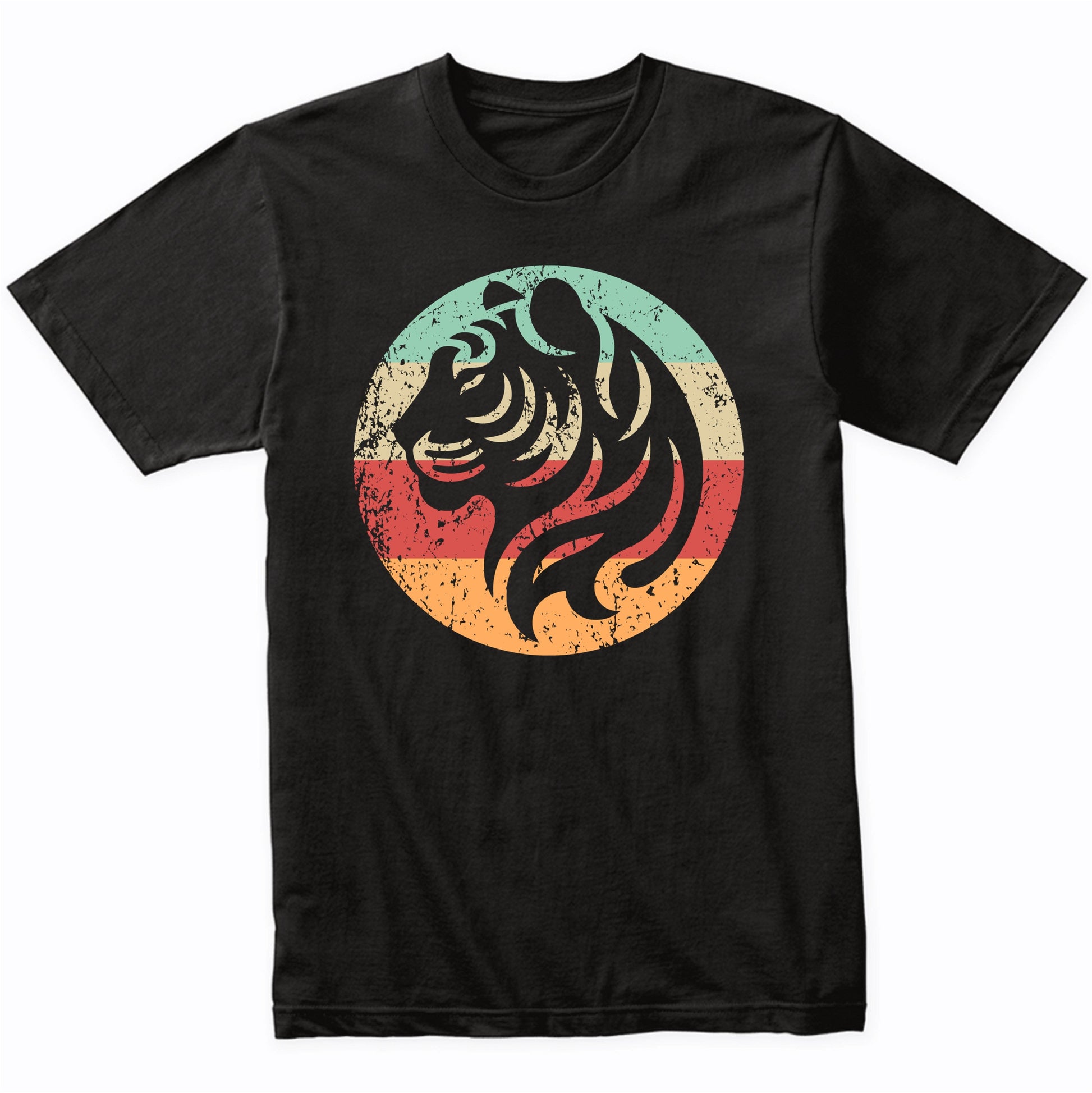 Retro Tiger Vintage Style Wild Animal T-Shirt