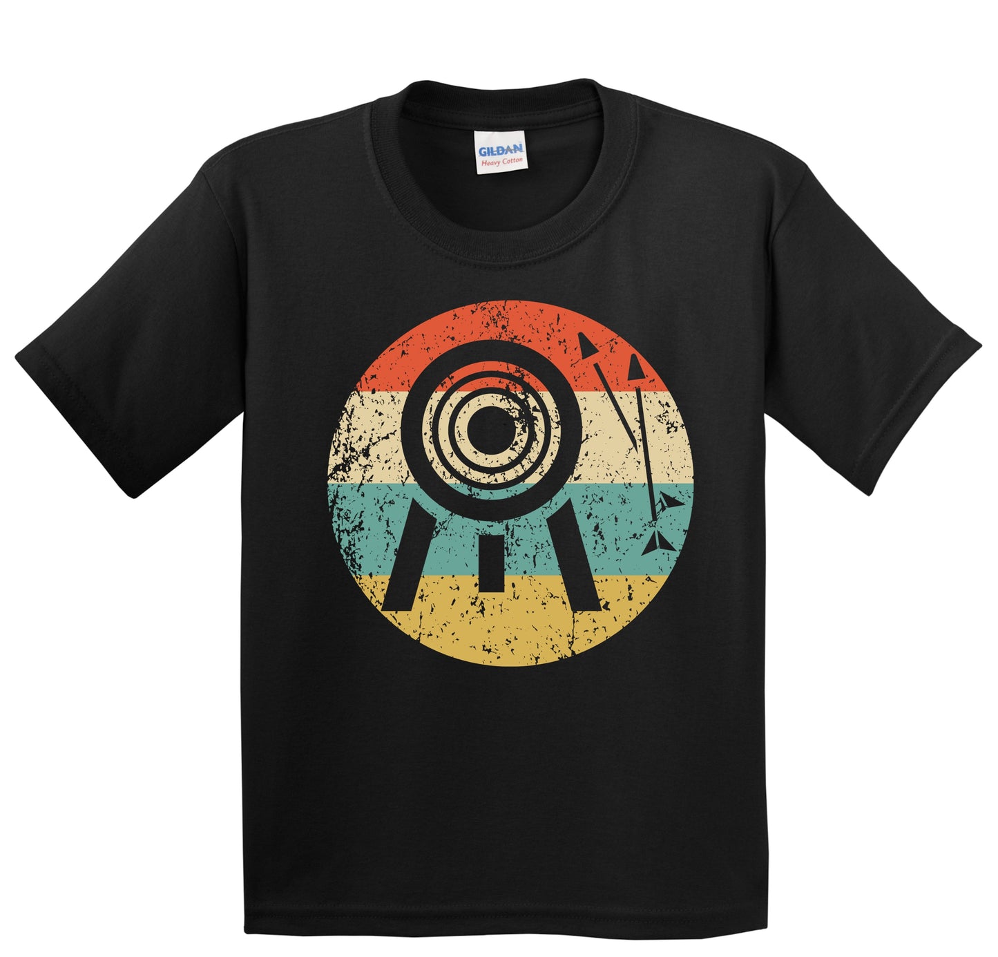 Archery Arrows Icon Retro Archery Youth T-Shirt
