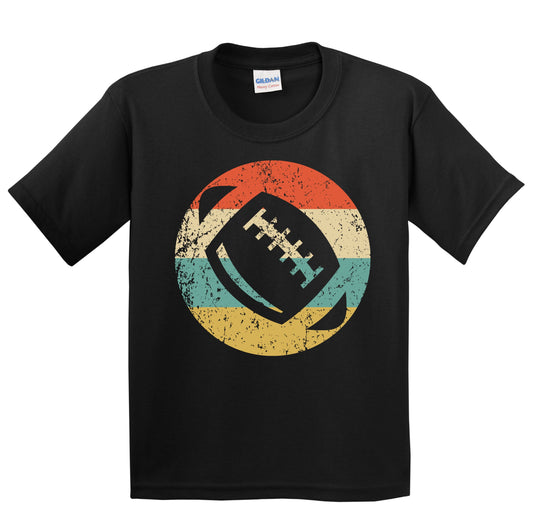 Football Ball Icon Retro Football Youth T-Shirt