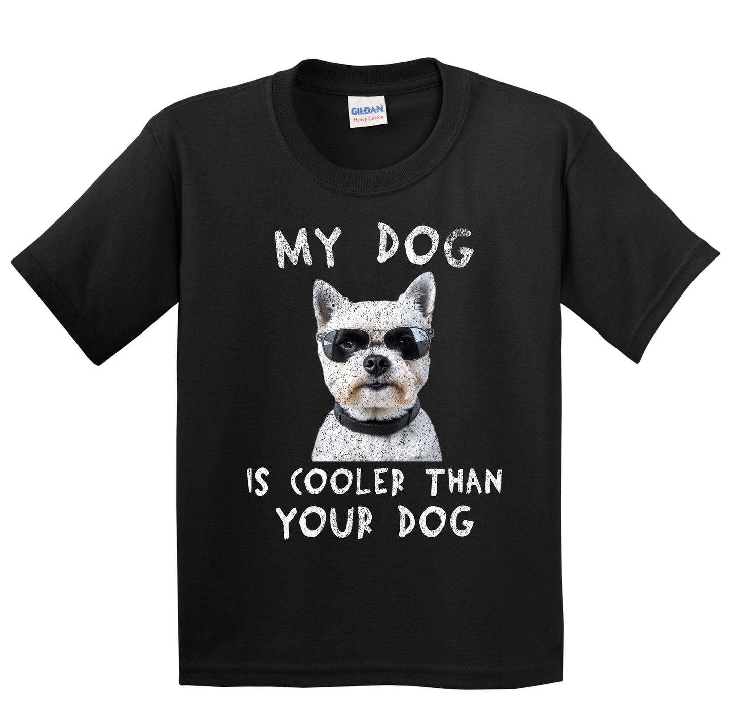 West Highland Terrier My Dog Is Cooler Than Your Dog Funny Dog Owner Youth T-Shirt
