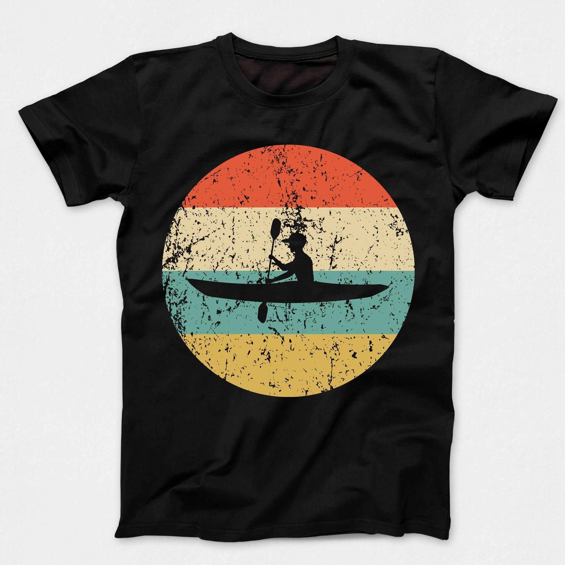 Kayaking Shirt - Vintage Retro Kayak Kids T-Shirt