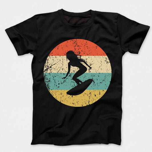 Surfing Shirt - Vintage Retro Surfer Kids T-Shirt