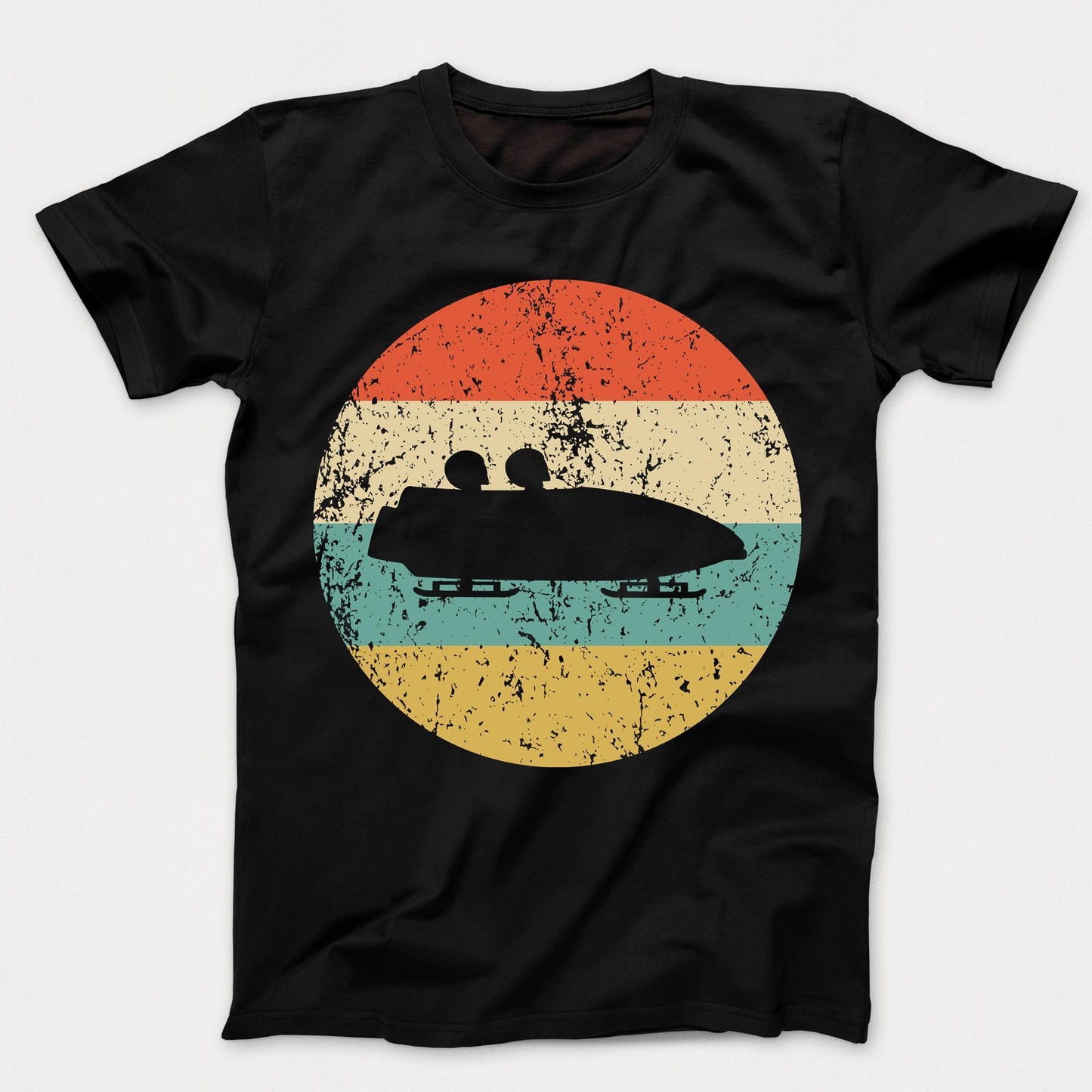 Bobsledding Shirt - Vintage Retro Bobsledder Kids T-Shirt