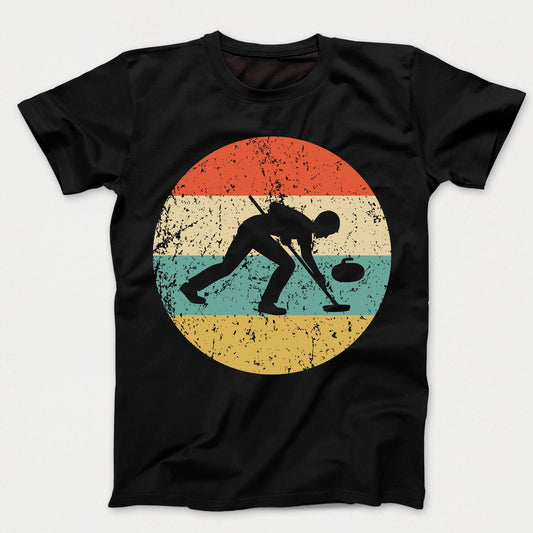 Curling Shirt - Vintage Retro Curler Kids T-Shirt