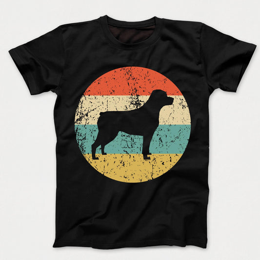 Rottweiler Shirt - Vintage Retro Rottweiler Dog Kids T-Shirt