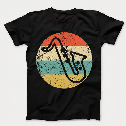 Saxophone Retro Style Music Kids T-Shirt