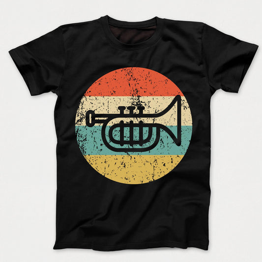 Trumpet Retro Style Music Kids T-Shirt