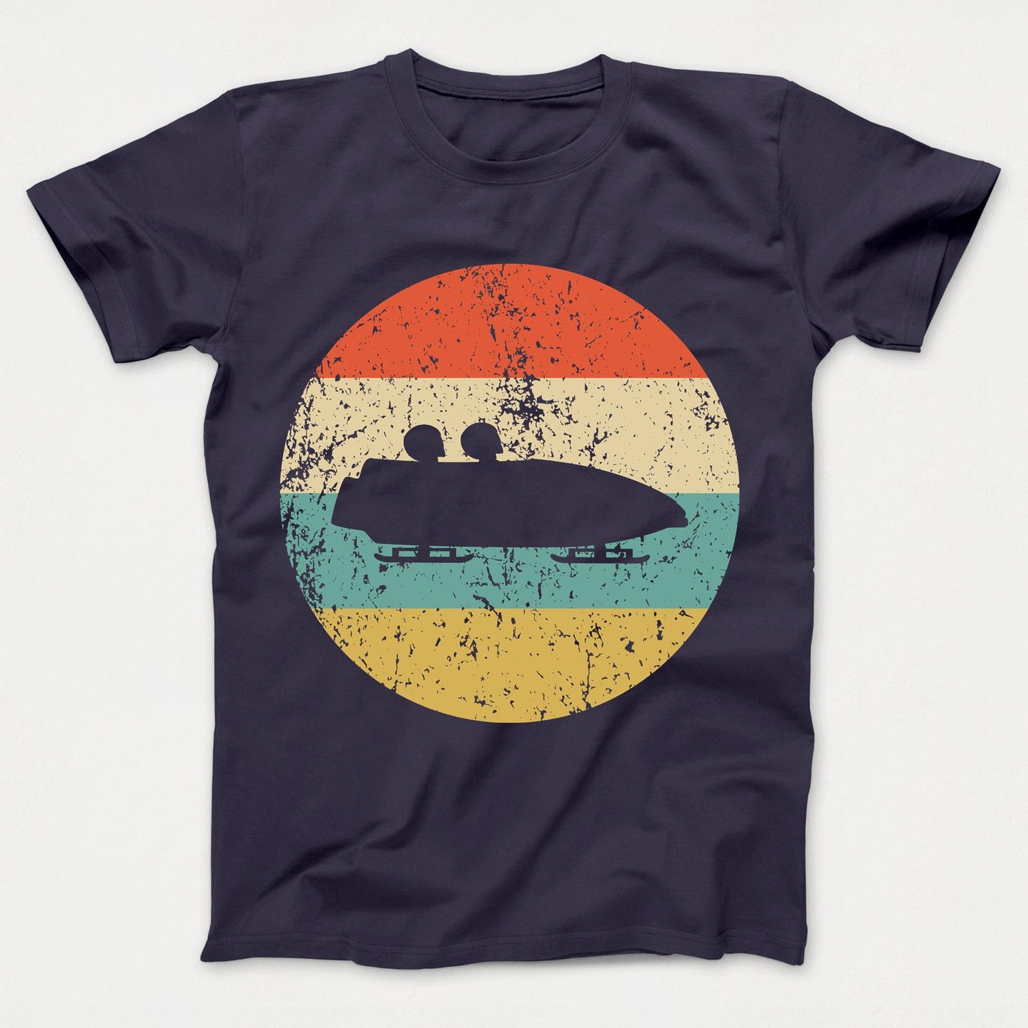 Bobsledding Shirt - Vintage Retro Bobsledder Kids T-Shirt