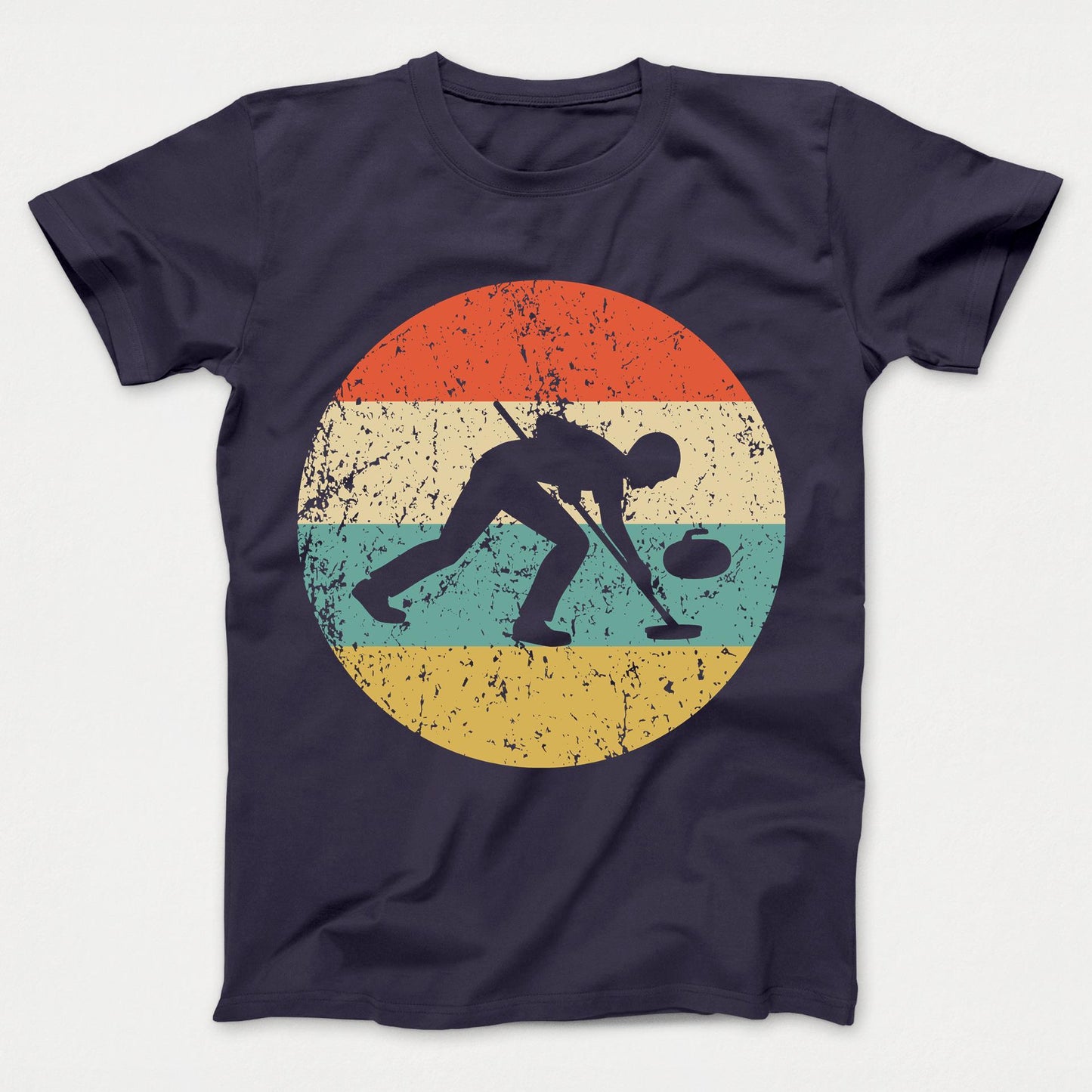 Curling Shirt - Vintage Retro Curler Kids T-Shirt