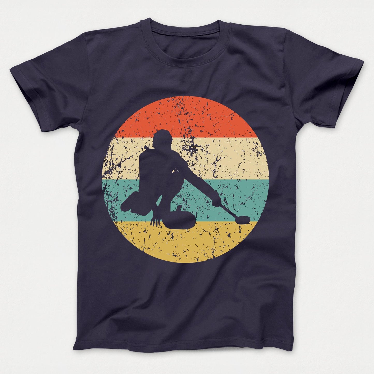 Curling Shirt - Vintage Retro Curler Kids T-Shirt