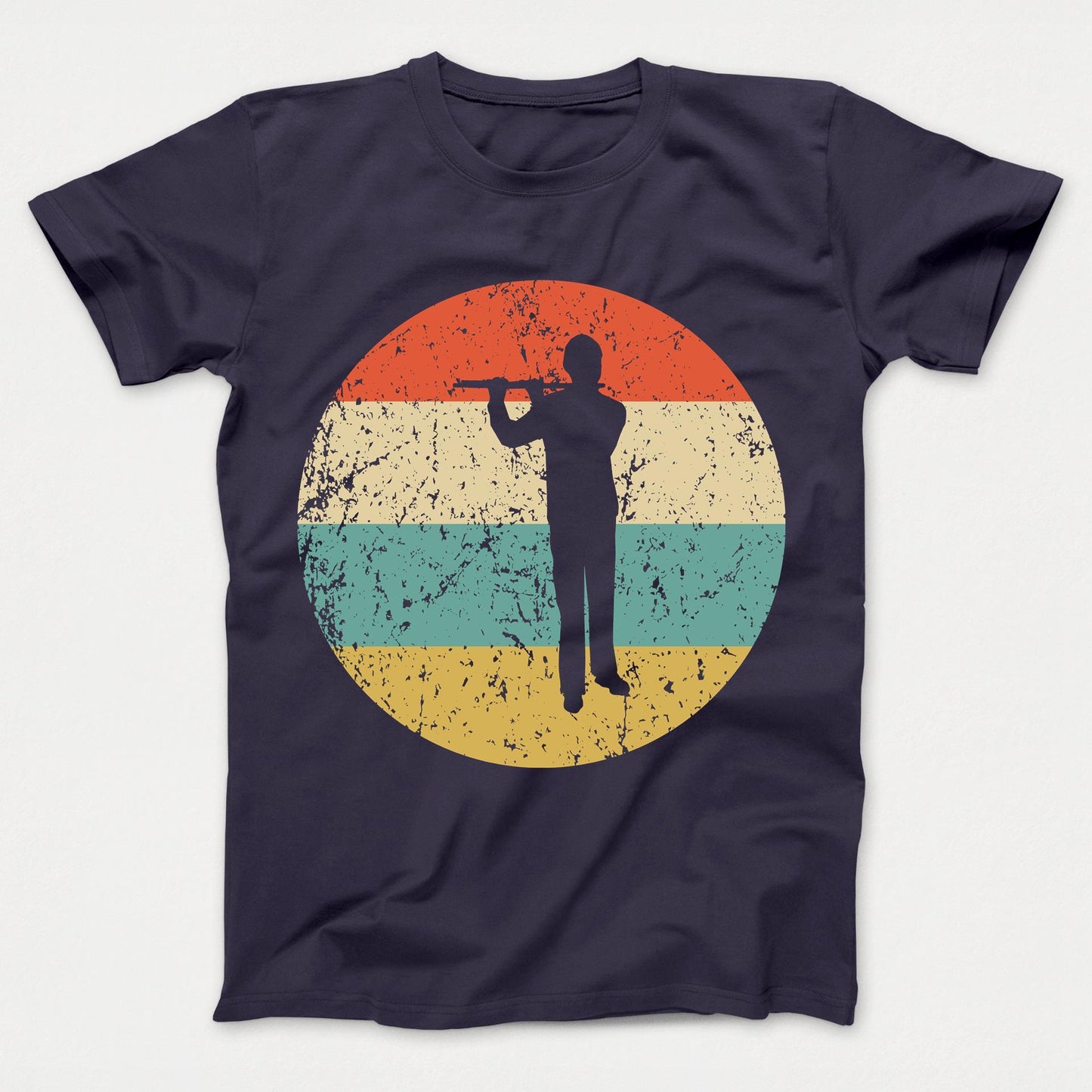 Flute Shirt - Vintage Retro Music Kids T-Shirt