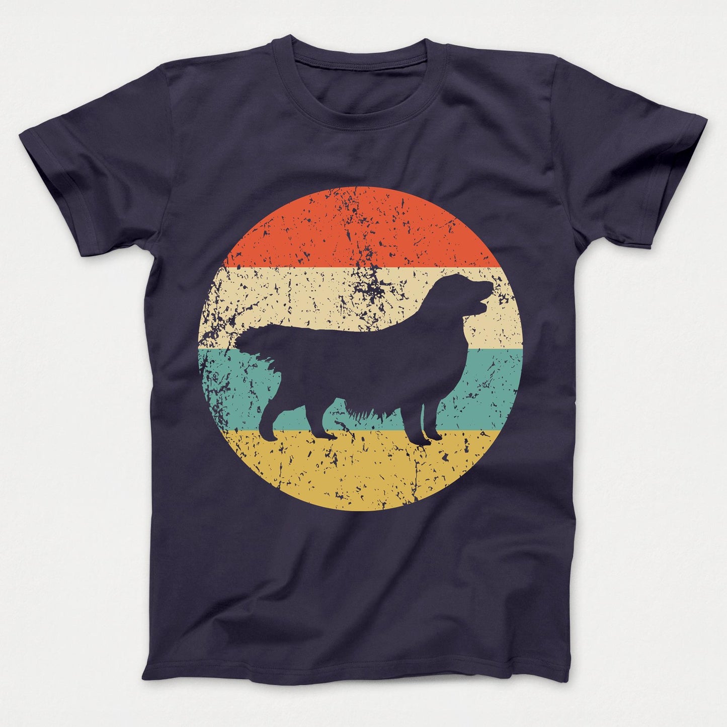 Golden Retriever Shirt - Retro Golden Retriever Dog Kids T-Shirt