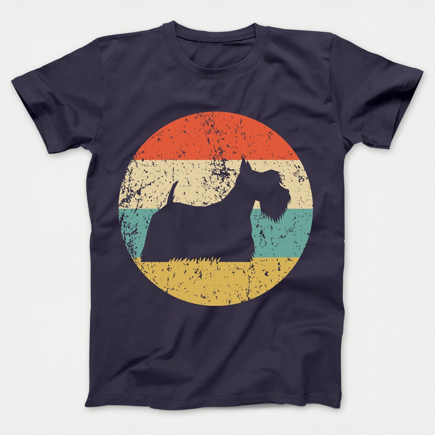 Scottish Terrier Shirt - Vintage Retro Scottie Dog Kids T-Shirt