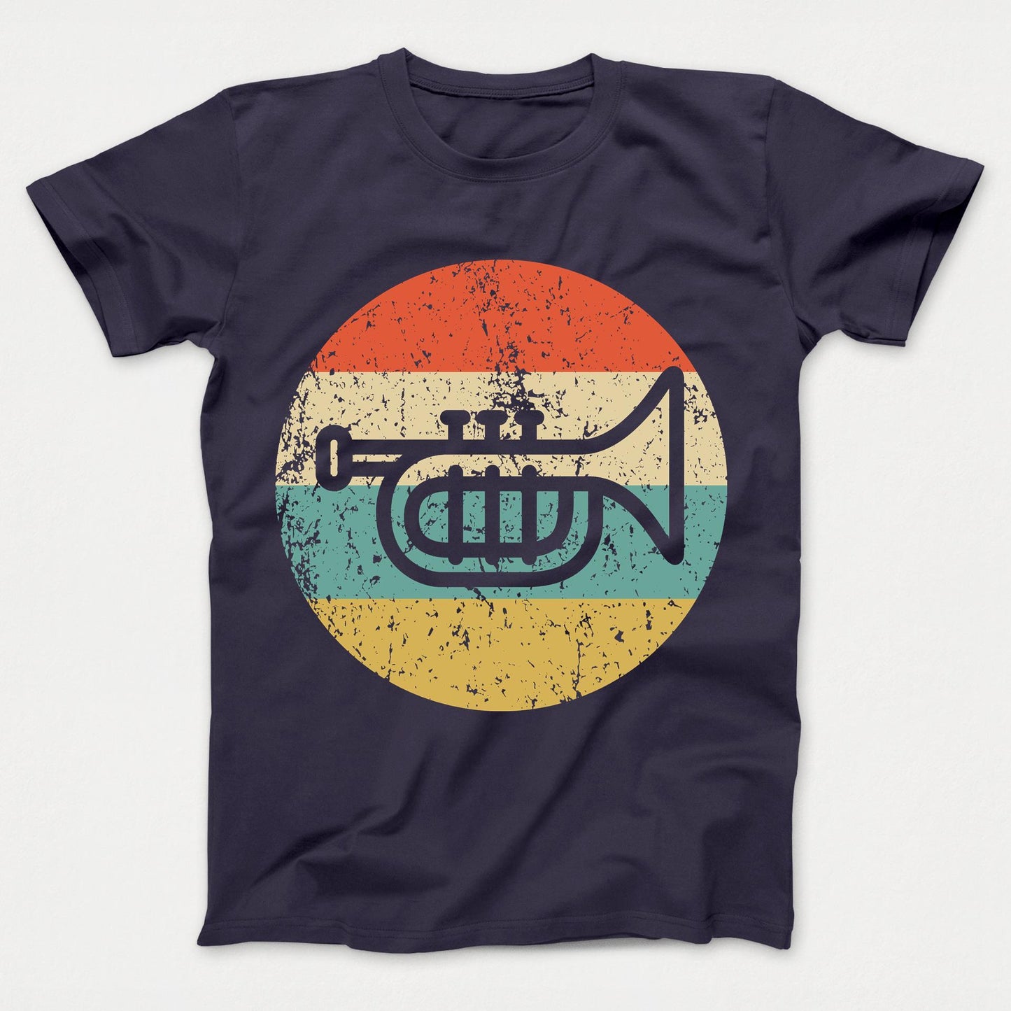 Trumpet Retro Style Music Kids T-Shirt
