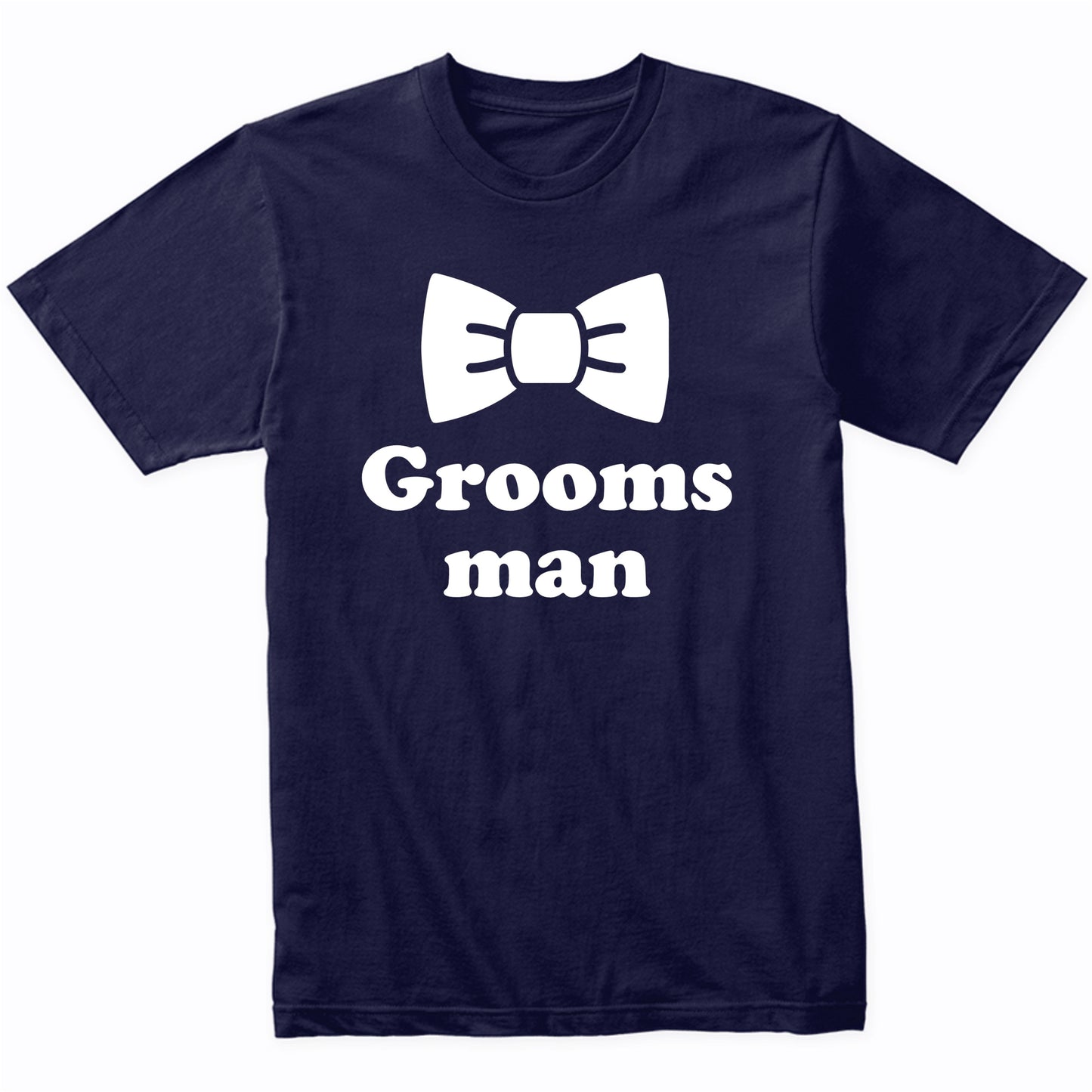 Groomsman Bow Tie Wedding Party Shirt