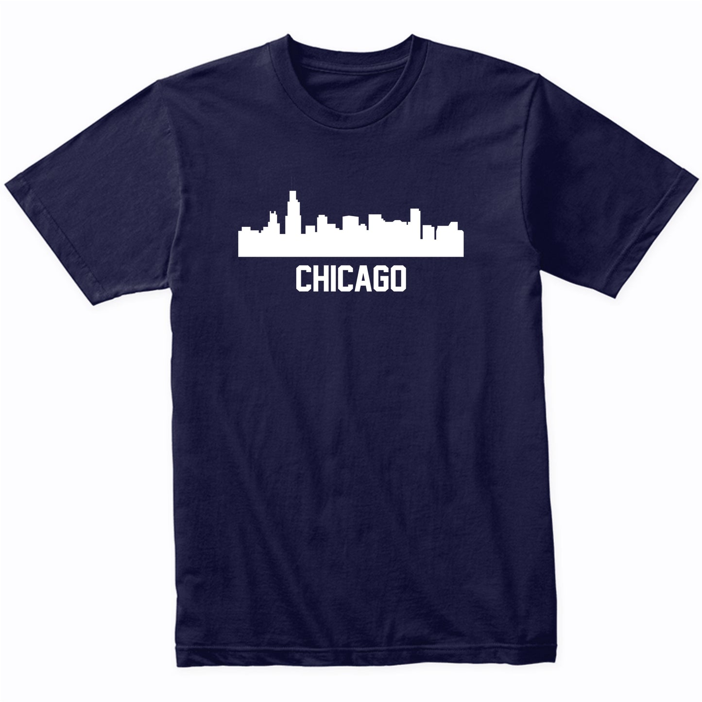 Chicago Illinois Skyline Cityscape T-Shirt