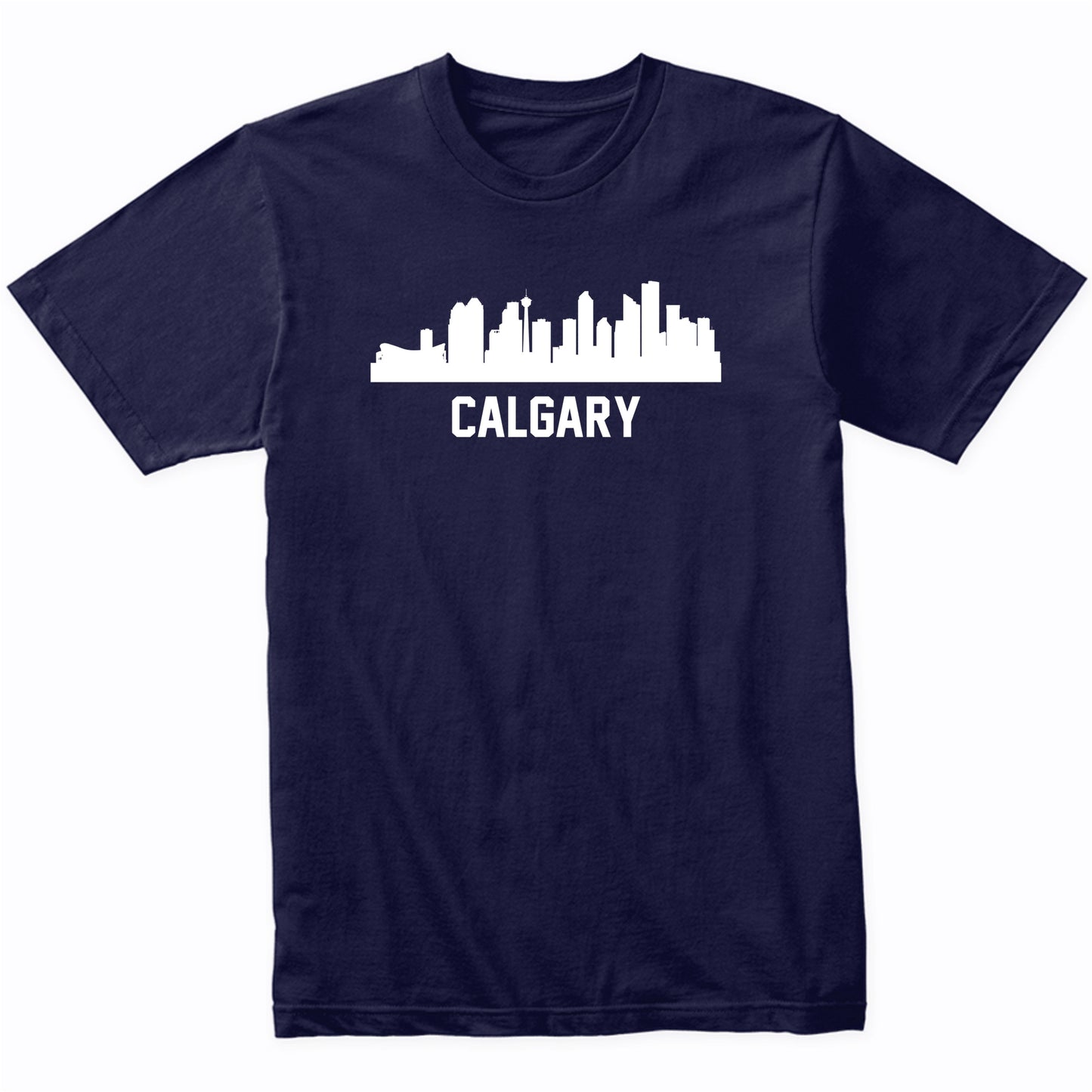Calgary Alberta Canada Skyline Cityscape T-Shirt