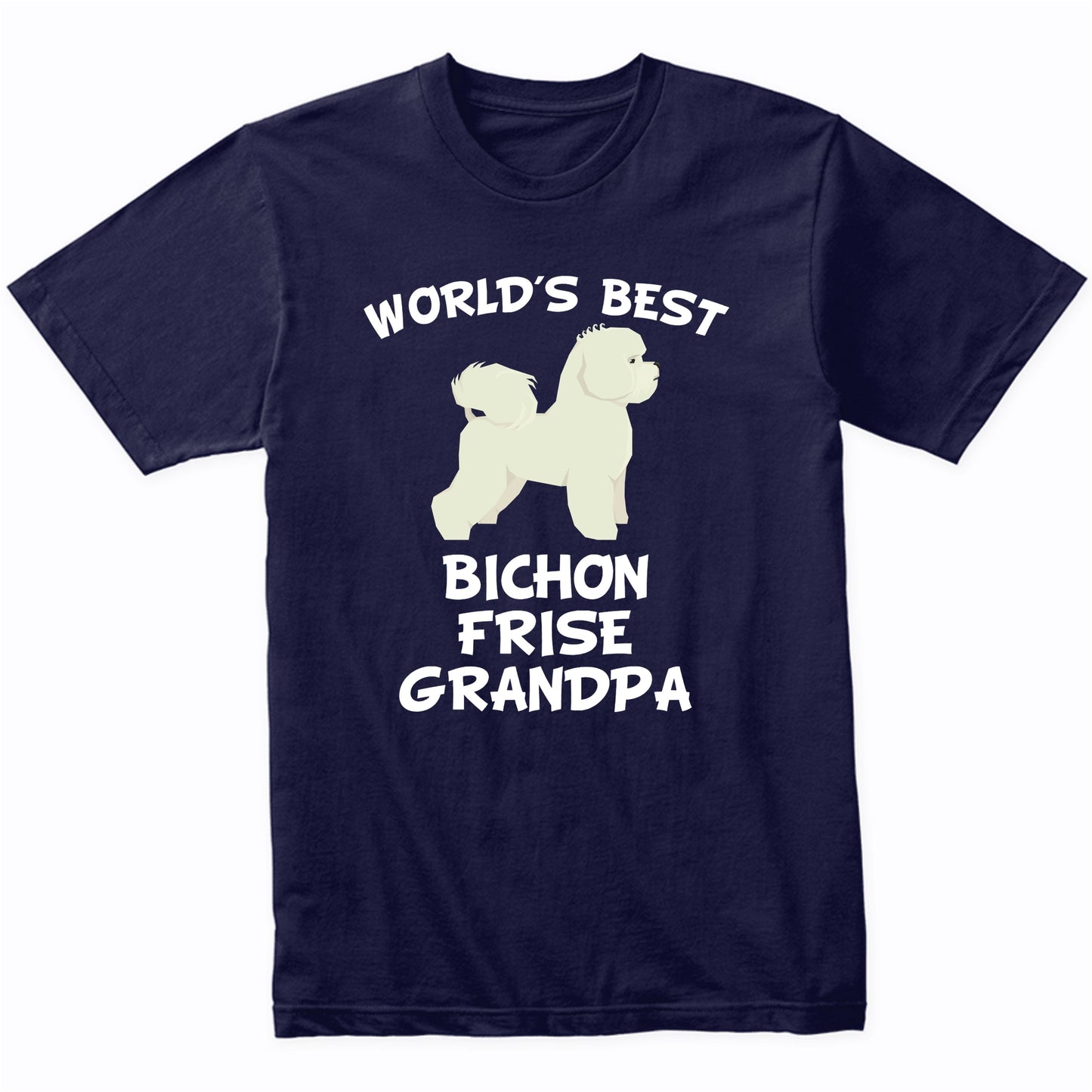 World's Best Bichon Frise Grandpa Shirt