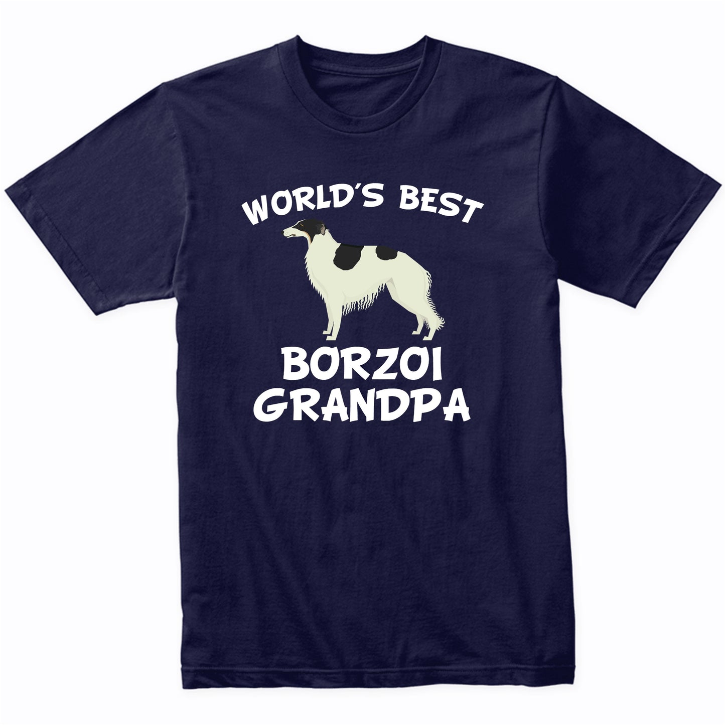 World's Best Borzoi Grandpa Shirt