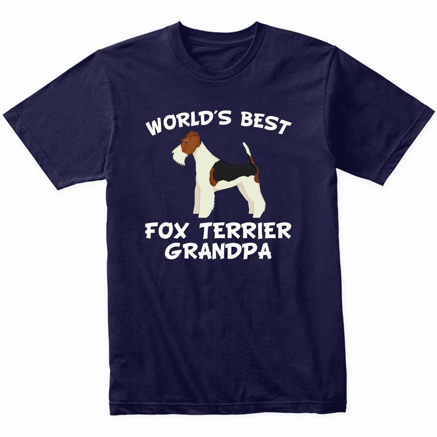 World's Best Fox Terrier Grandpa Shirt