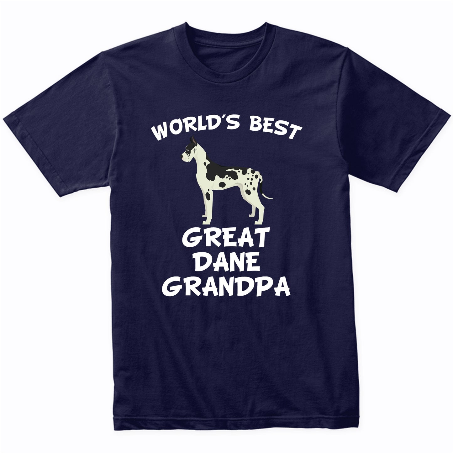 World's Best Great Dane Grandpa Shirt