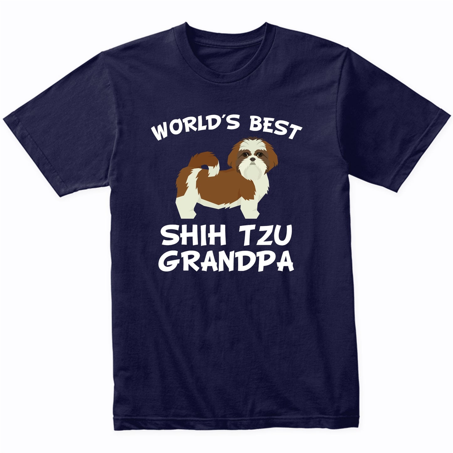 World's Best Shih Tzu Grandpa Shirt