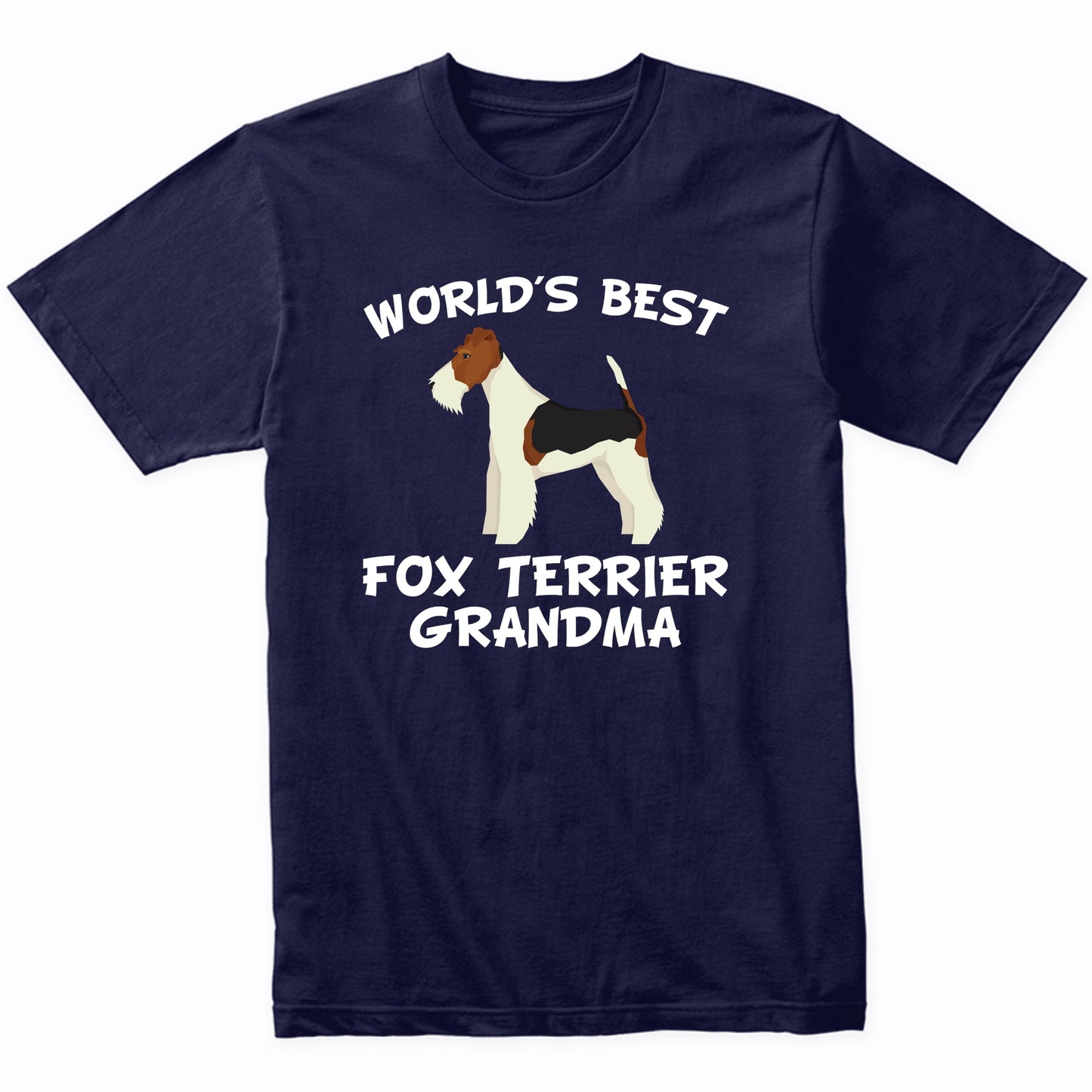 World's Best Fox Terrier Grandma Shirt