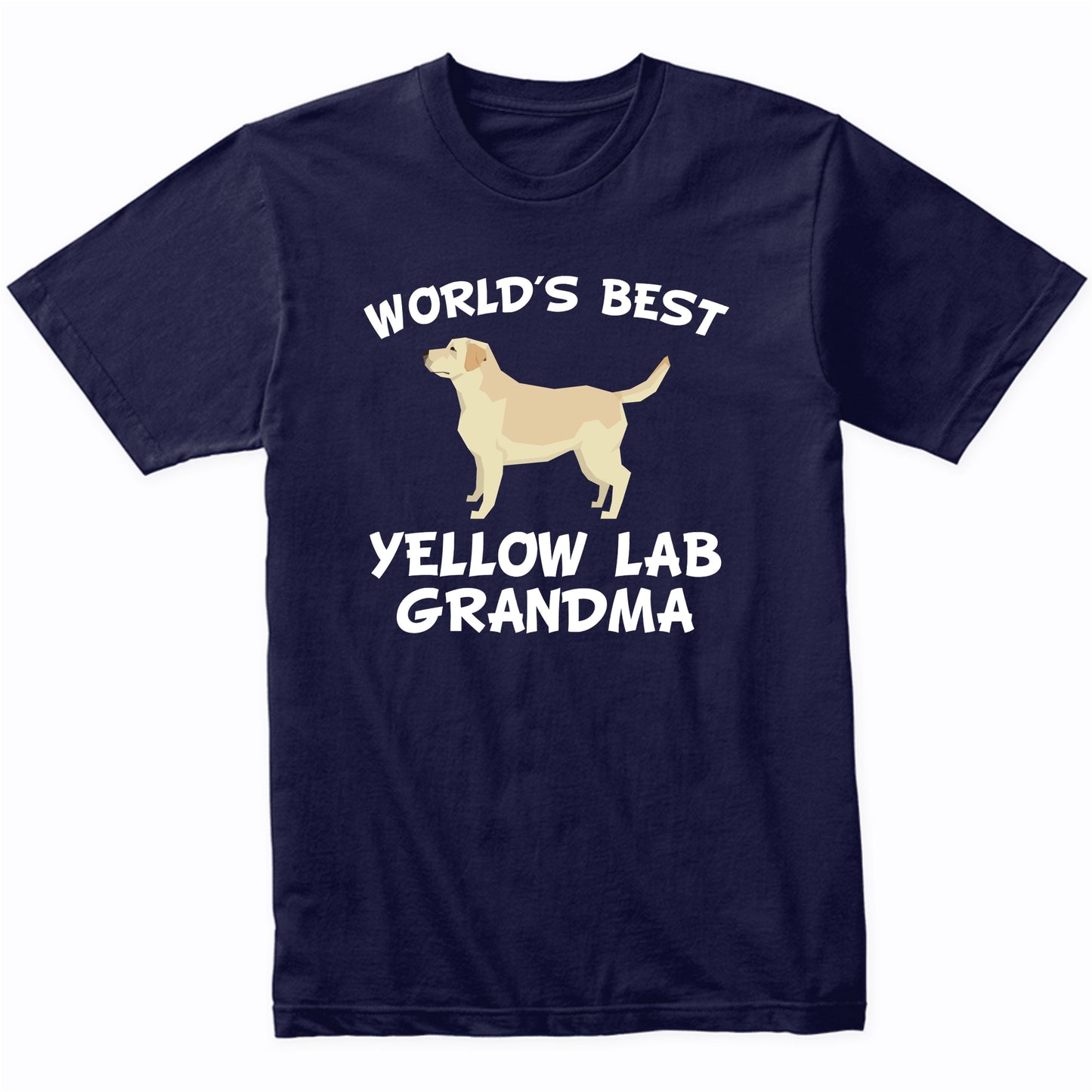 World's Best Yellow Lab Grandma Shirt
