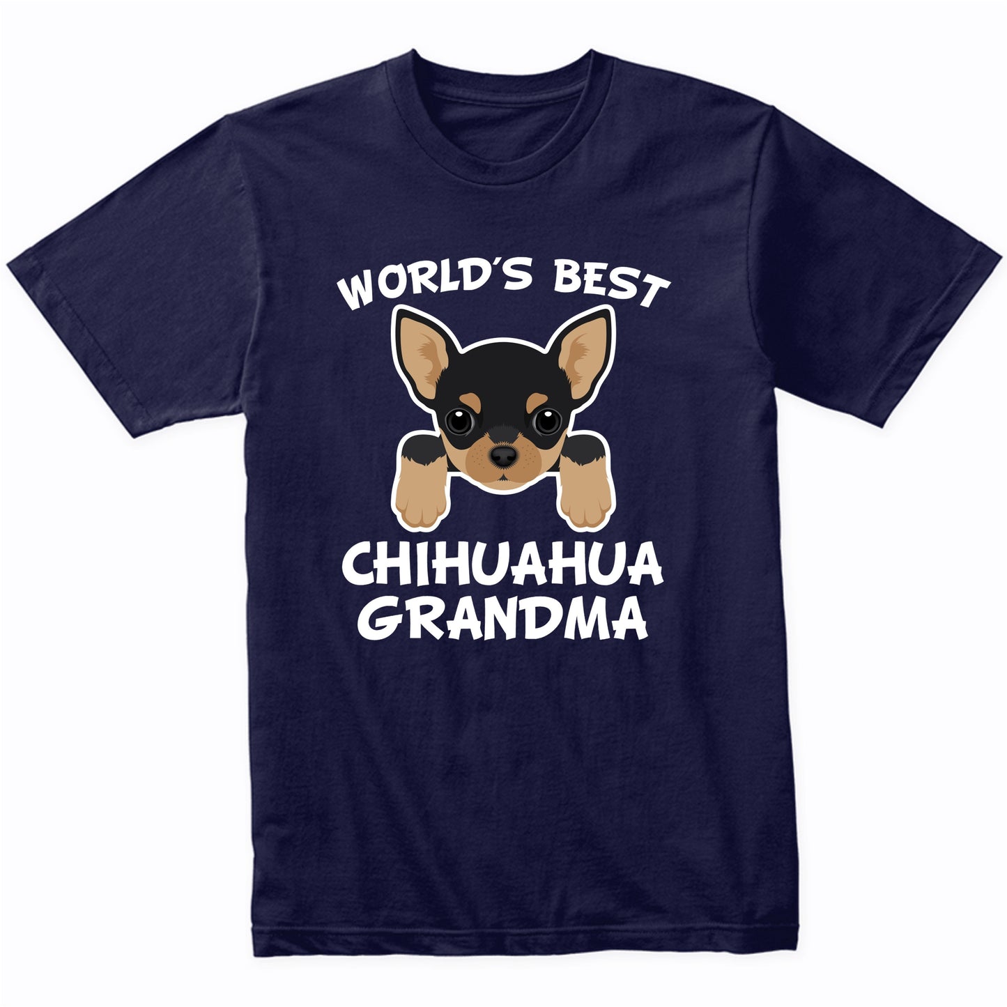 World's Best Chihuahua Grandma Dog Granddog T-Shirt