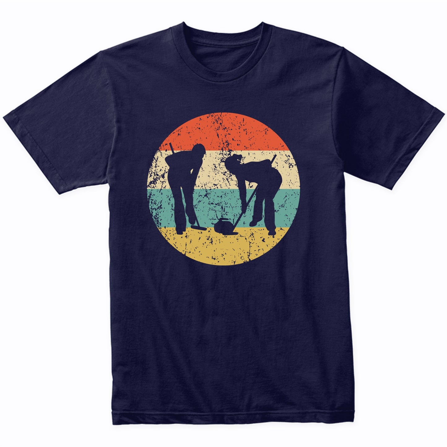 Curling Shirt - Vintage Retro Curler T-Shirt