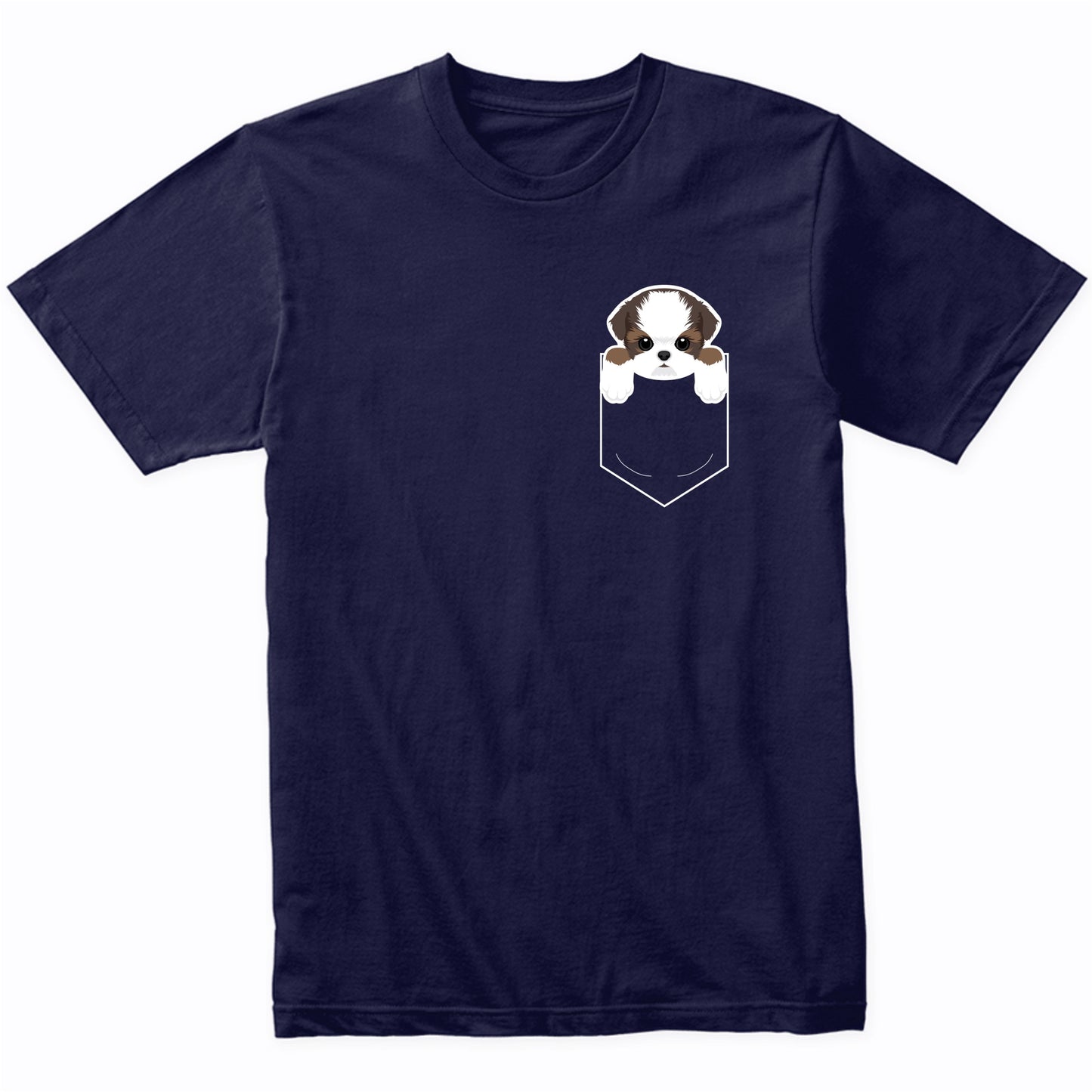 Shih Tzu In My Pocket Cute Dog Owner T-Shirt