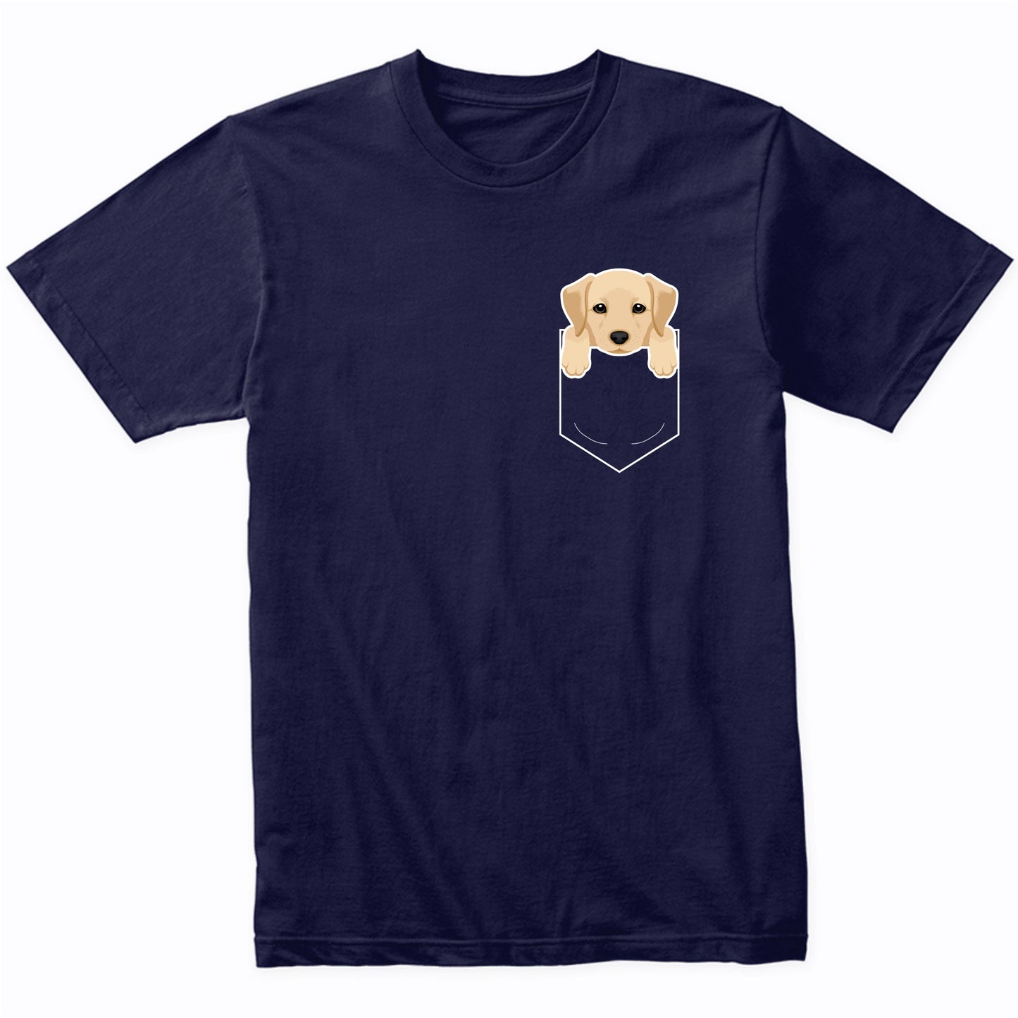 Yellow Lab In My Pocket Cute Dog Owner T-Shirt