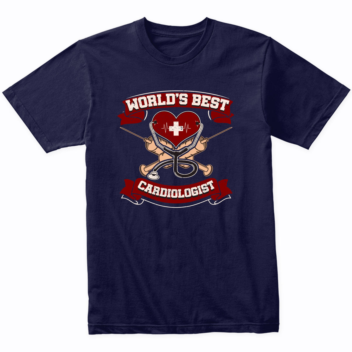 World's Best Cardiologist Doctor Graphic T-Shirt