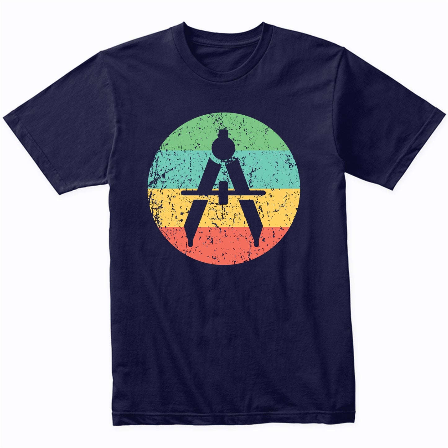 Architect Engineer Shirt - Vintage Retro Compass Shirt