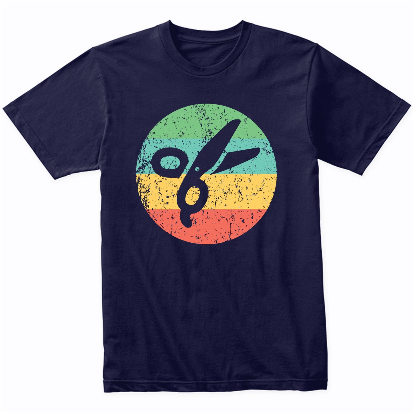 Barber Hairdresser Shirt - Vintage Retro Scissors Shirt